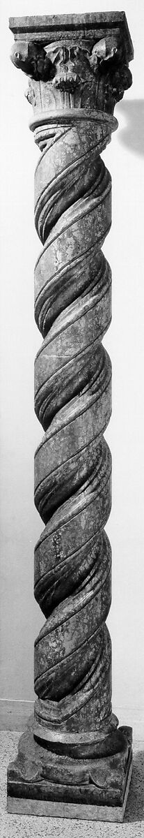 Column, Red limestone (Broccato Rosso di Verona), North Italian