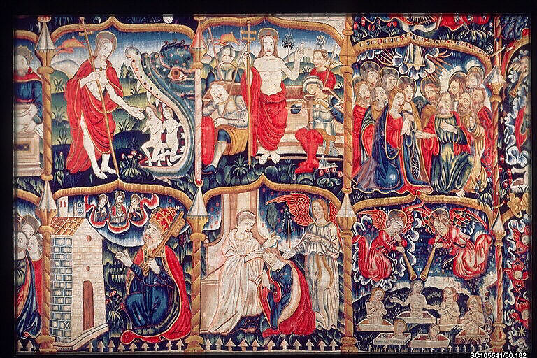 The Apostles Creed, Wool warp, wool wefts, European