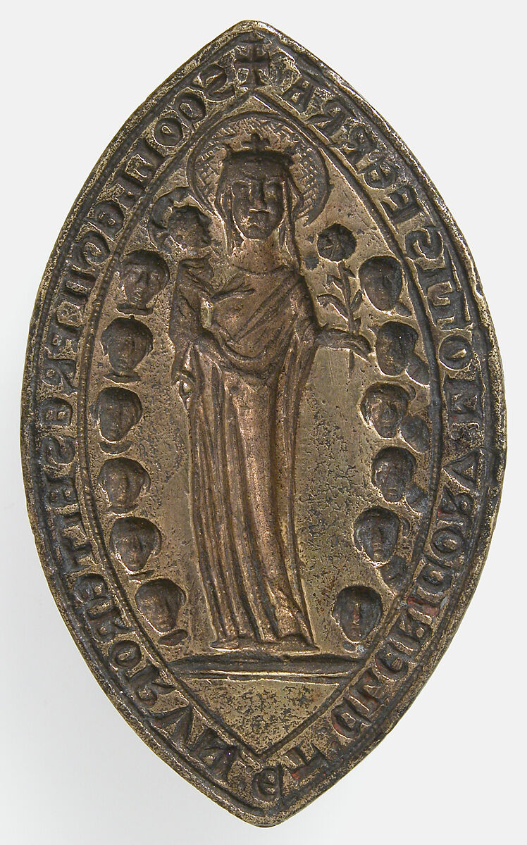 Seal Matrix and Impression, Bronze, French