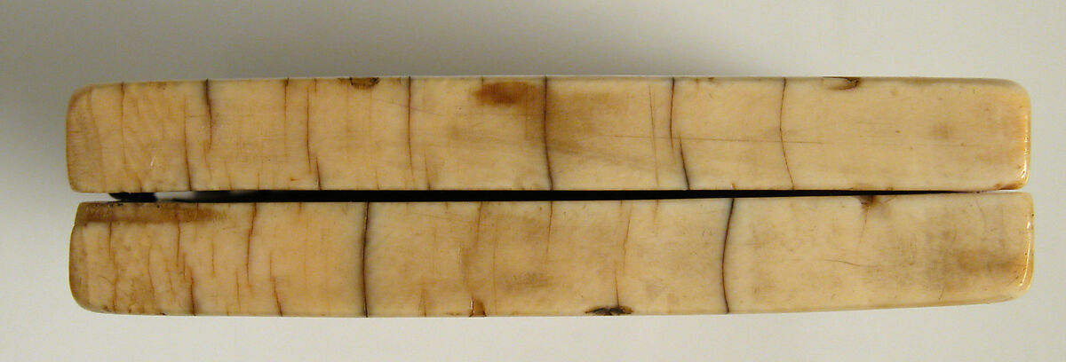 Diptych with Death and Coronation of the Virgin, Elephant ivory with metal mounts, French