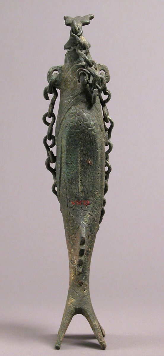 Vessel in the Shape of a Fish, Copper alloy, cast, Roman or Byzantine