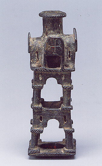 Base for a Cross, Copper alloy, cast, filed, reamed, and scraped, Byzantine