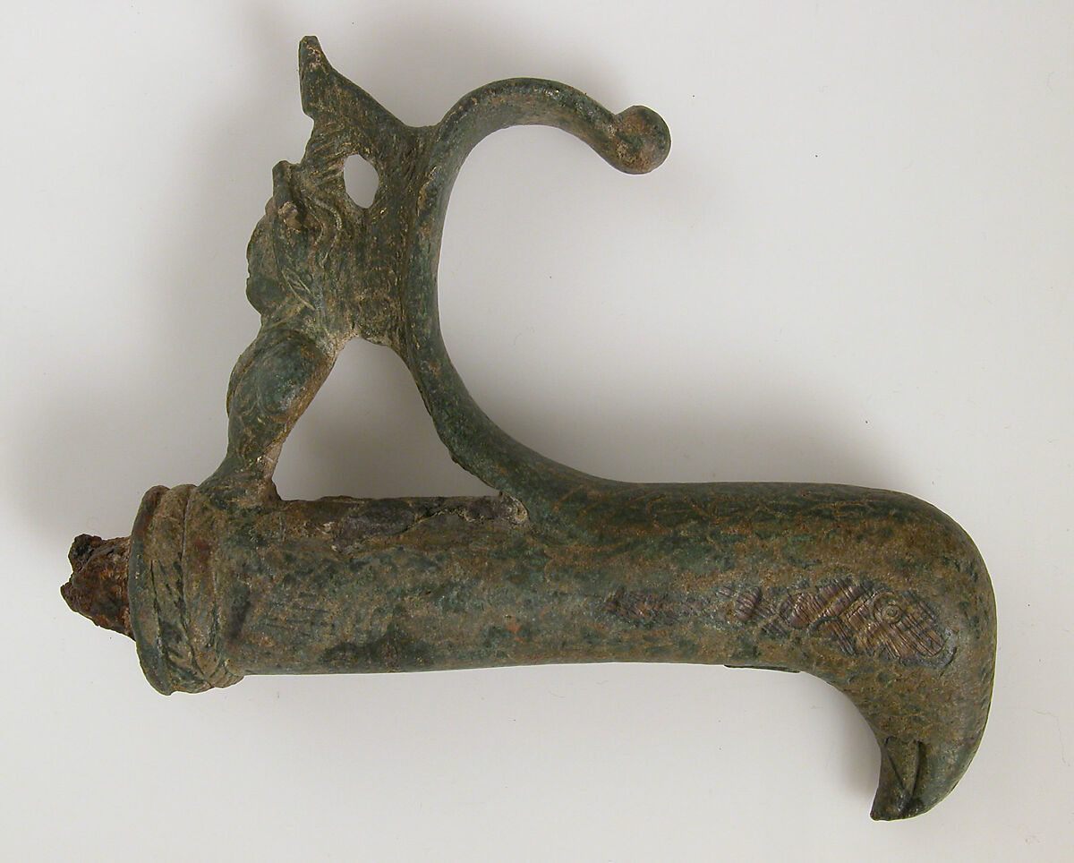 Eagle-Headed Hilt, Copper alloy, Byzantine 