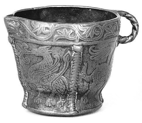 Pitcher, Copper alloy, cast, South Italian