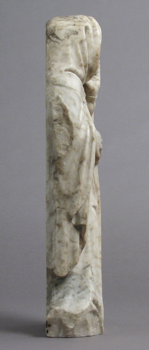 Mourner, Pere Oller (Catalan, active 1395 until at least 1444), Alabaster, Catalan