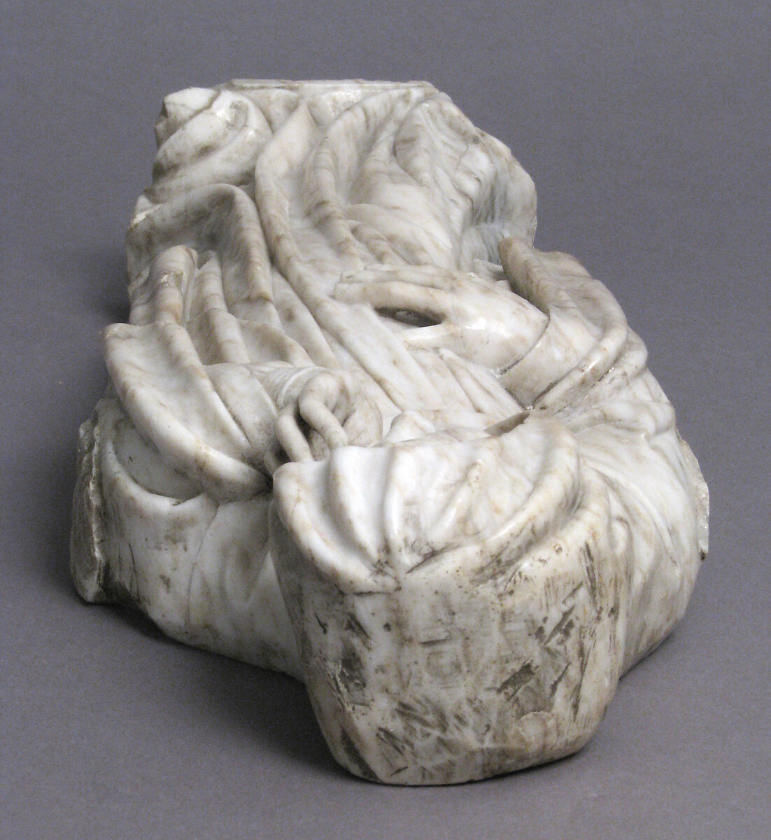 Mourner, Pere Oller (Catalan, active 1395 until at least 1444), Alabaster, Catalan