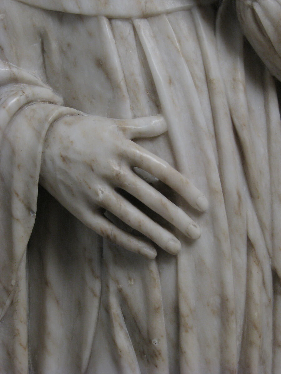 Mourner, Pere Oller (Catalan, active 1395 until at least 1444), Alabaster, Catalan