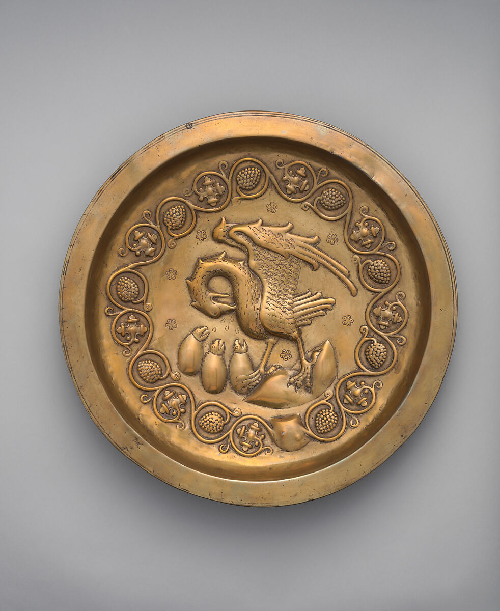 Plate with Pelican in her Piety