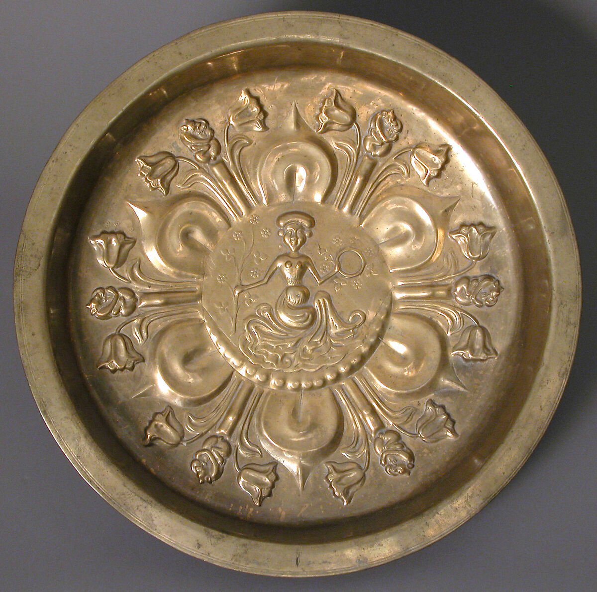 Plate, Brass, German or South Netherlandish 