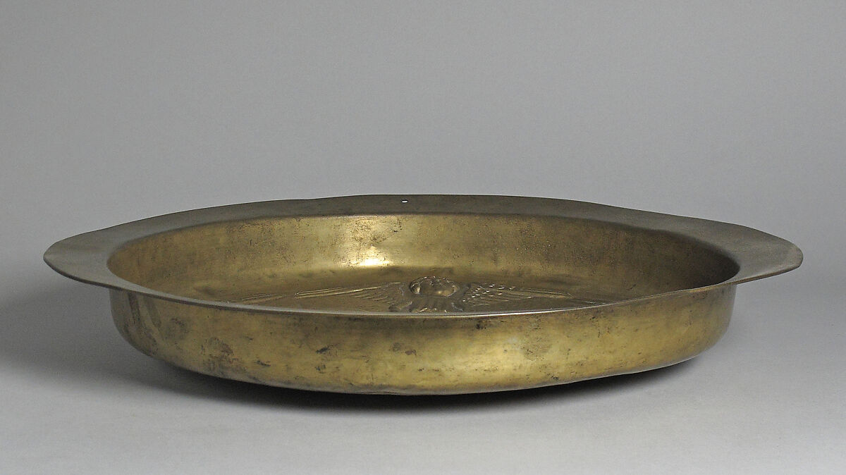 Plate with Five Angels, Copper alloy, German or South Netherlandish