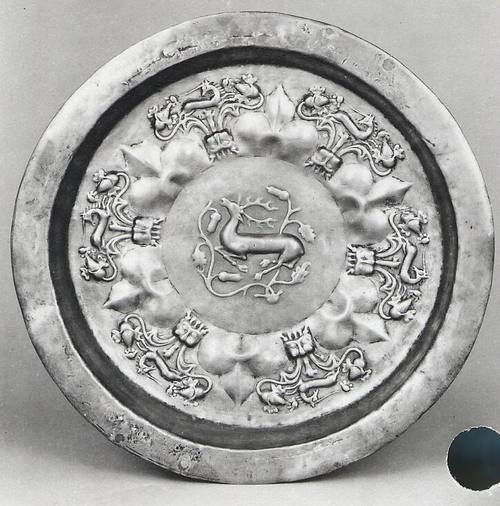 Plate, Brass, German
