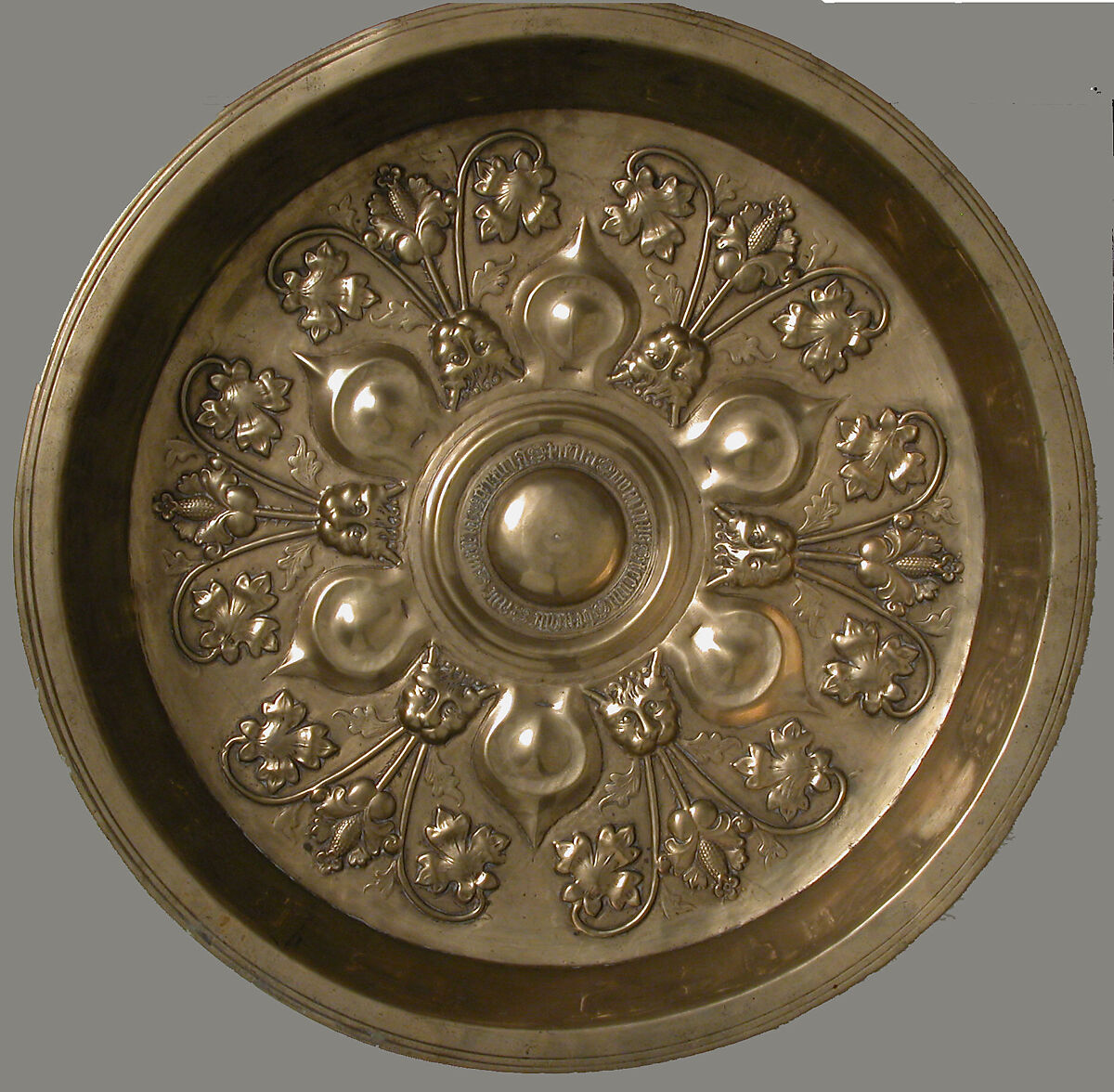 Plate, Brass, German 