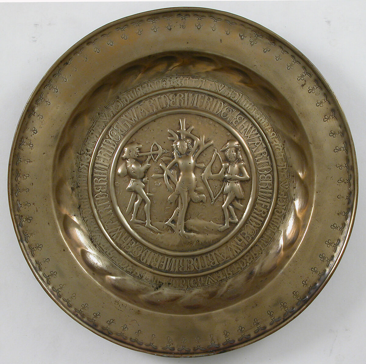 Plate, Brass, German 