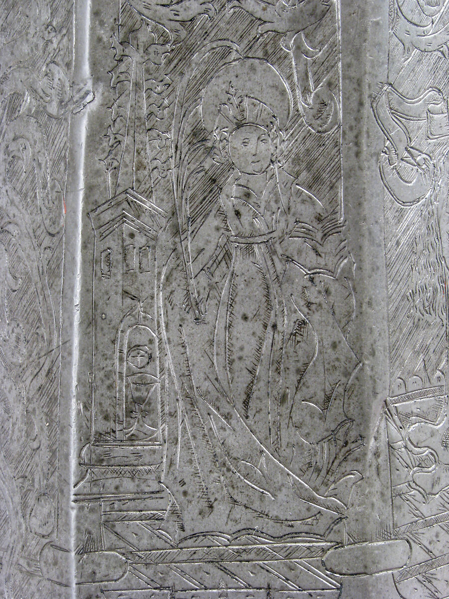 Flagon, Pewter, German