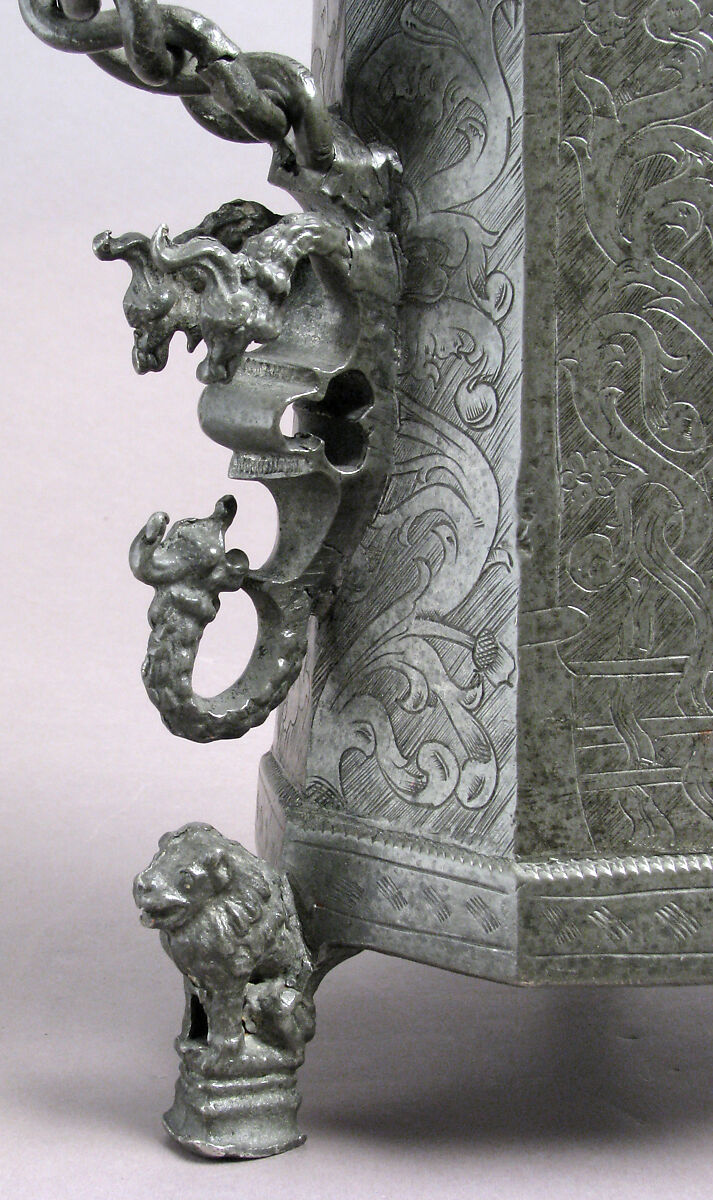 Flagon, Pewter, German