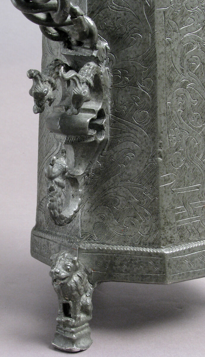 Flagon, Pewter, German