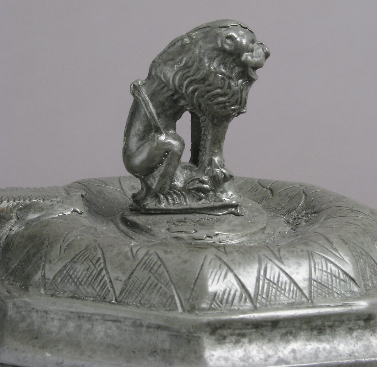 Flagon, Pewter, German