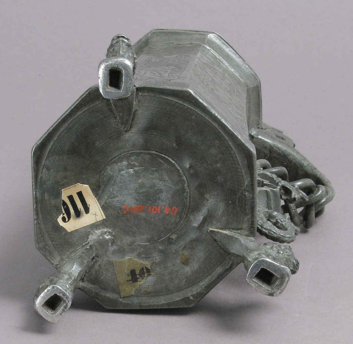 Flagon, Pewter, German