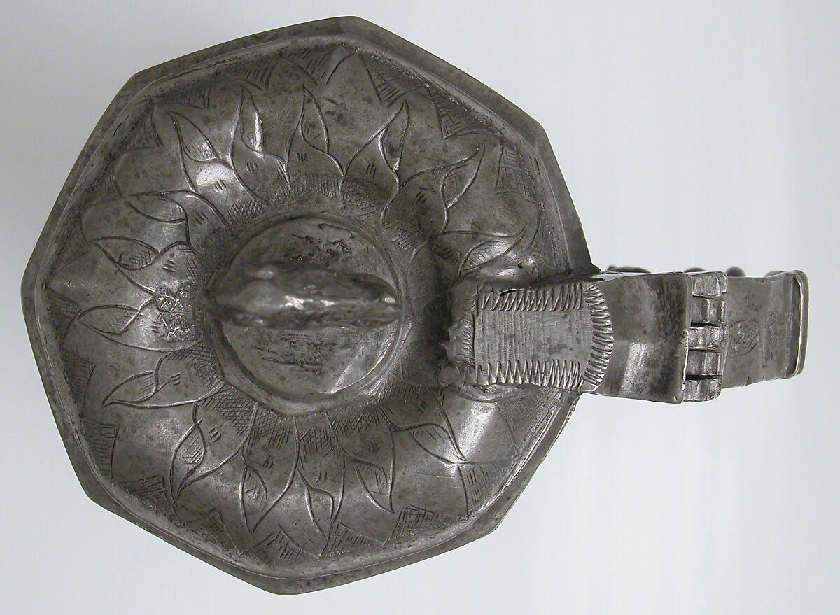 Flagon, Pewter, German