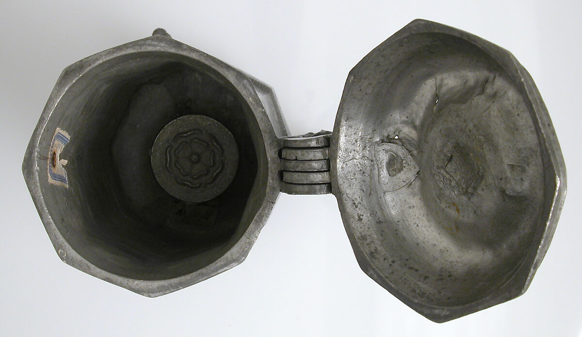 Flagon, Pewter, German