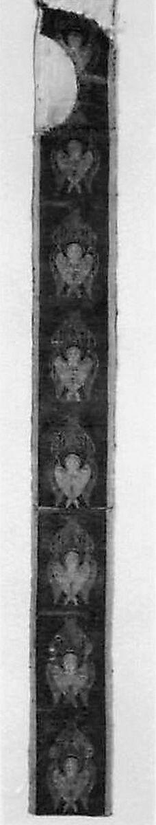 Panel wiht Seven Seraphim, Silk, metal thread, Macedonian 