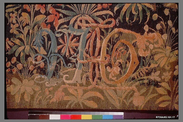 Five Youths Playing Blind Man's Buff, Wool warp, wool and silk wefts, South Netherlandish