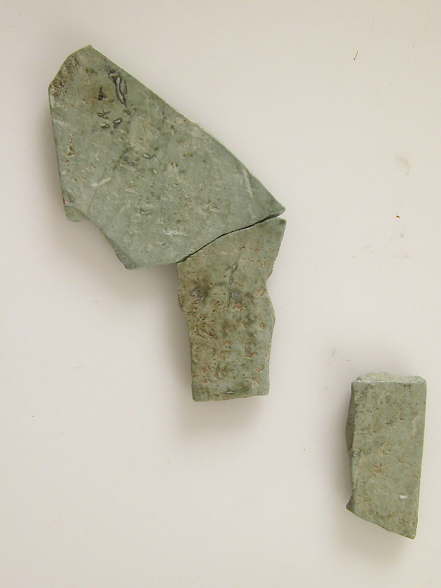 Fragments of an Icon of the Hypapante, Steatite, Byzantine