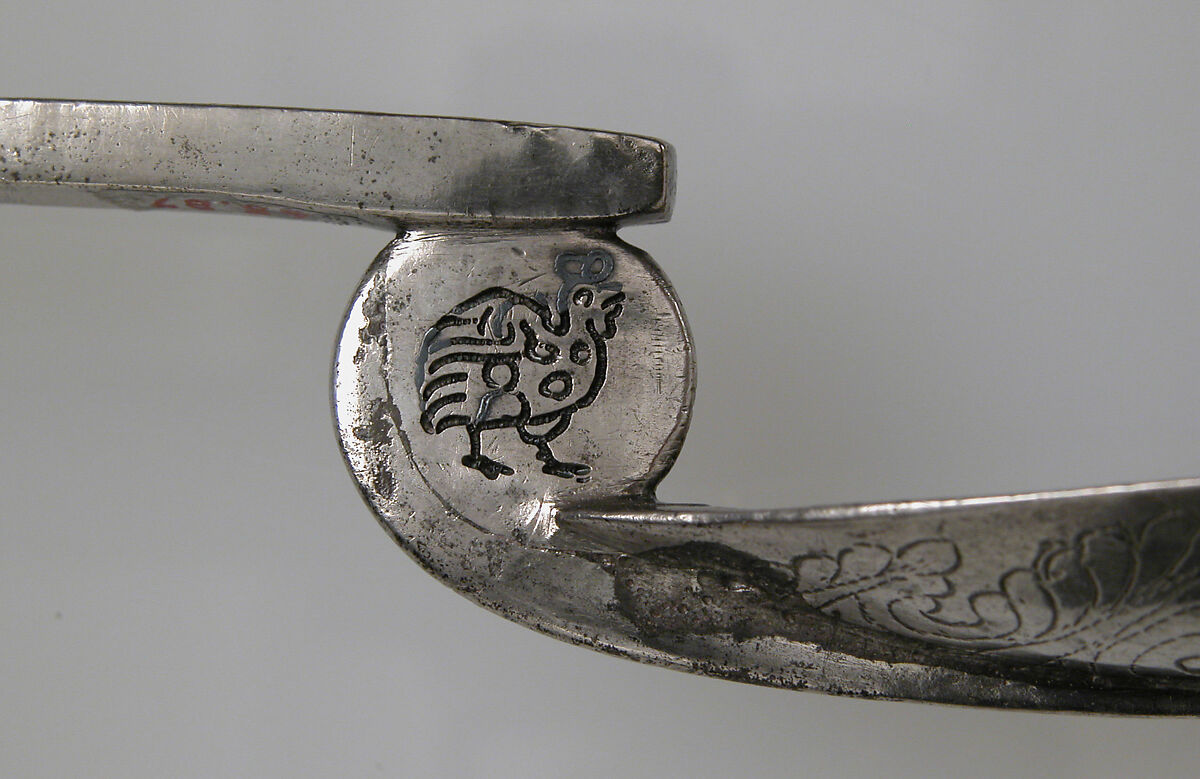 Spoon, Silver, niello, Byzantine