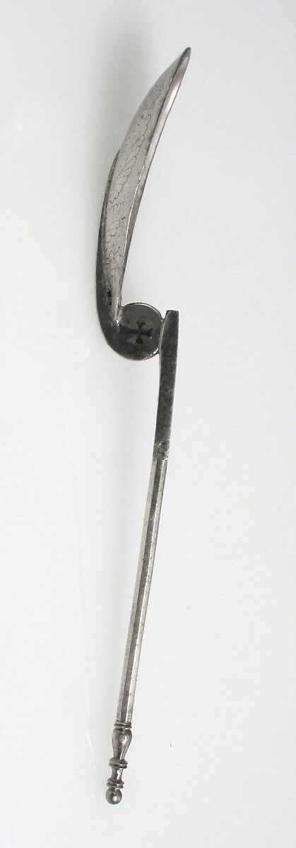 Spoon, Silver, niello, Byzantine