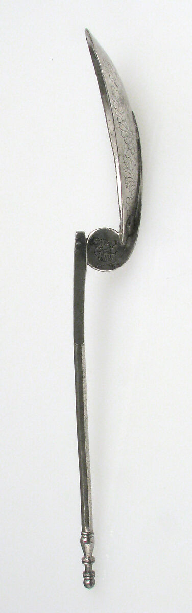 Spoon, Silver, niello, Byzantine