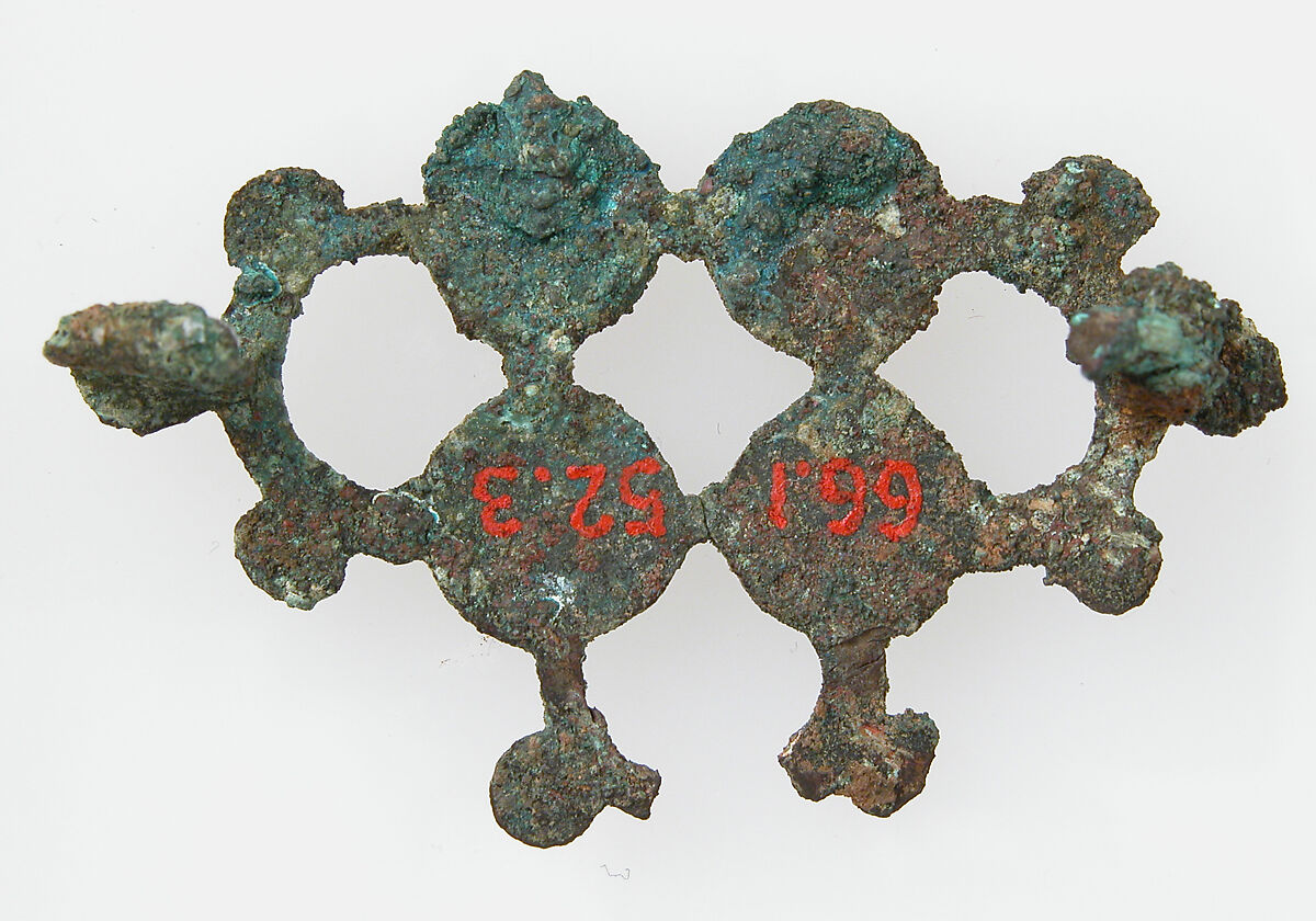 Brooch, Champlevé enamel, bronze, Roman