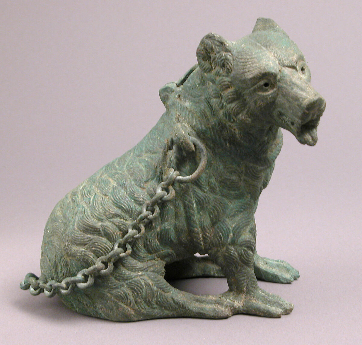 Vessel in the Shape of a Bear, Copper alloy, cast, Roman or Byzantine