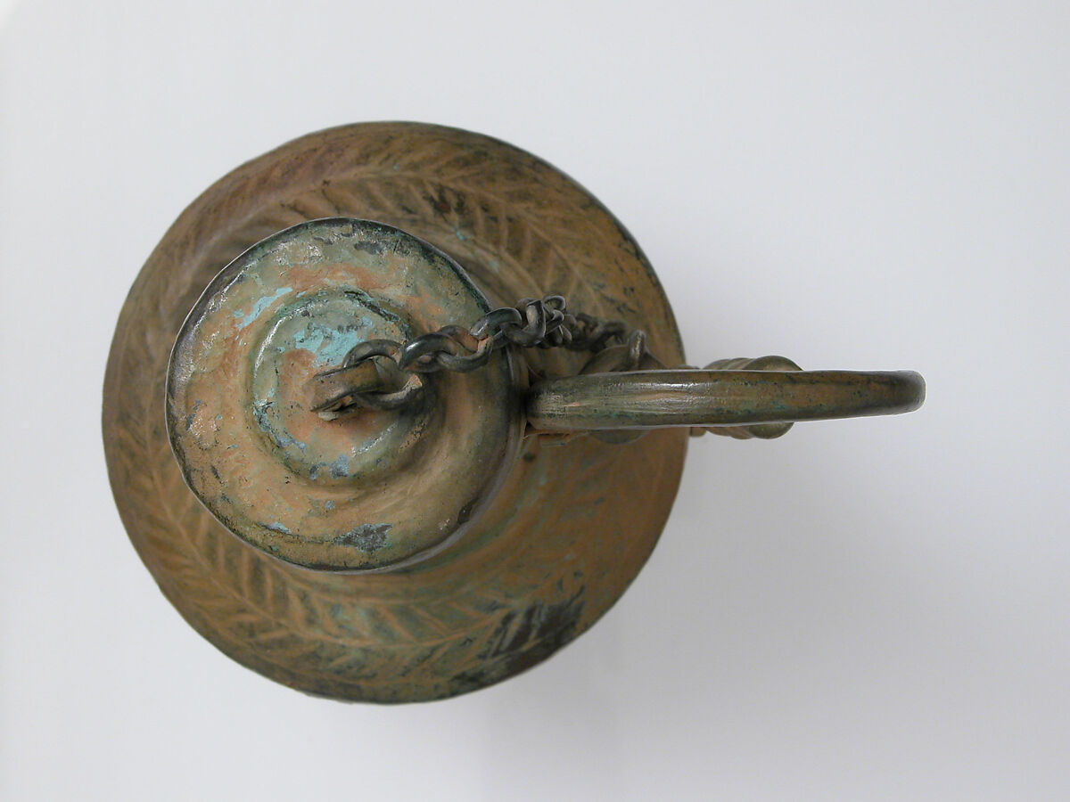 Jug with Medallions, Copper alloy, Byzantine