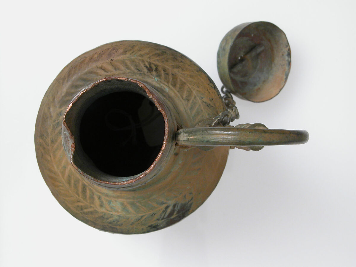 Jug with Medallions, Copper alloy, Byzantine