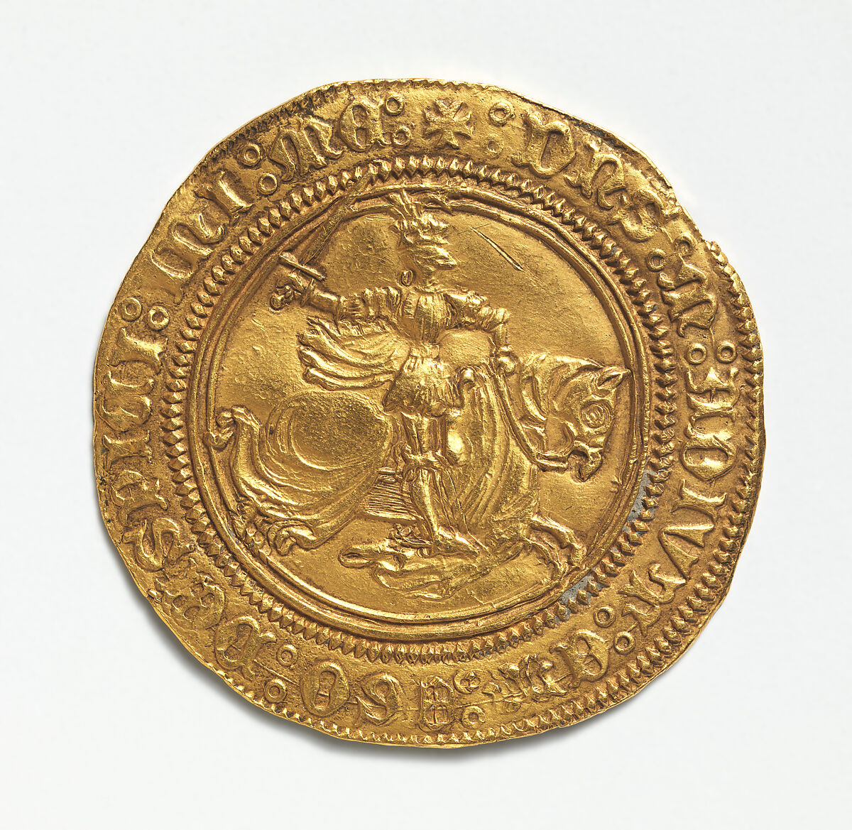 Dobla of Alfonso of Aragon (r. 1465–68), also known as Alfonso I of Naples (r. 1442–58), Gold, Spanish and Italian 