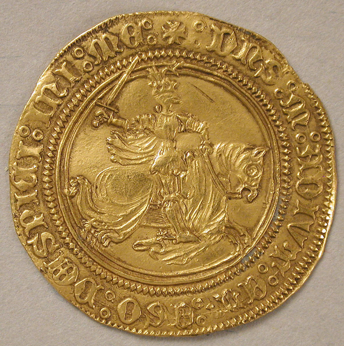 Dobla of Alfonso of Aragon (r. 1465–68), also known as Alfonso I of Naples (r. 1442–58), Gold, Spanish and Italian