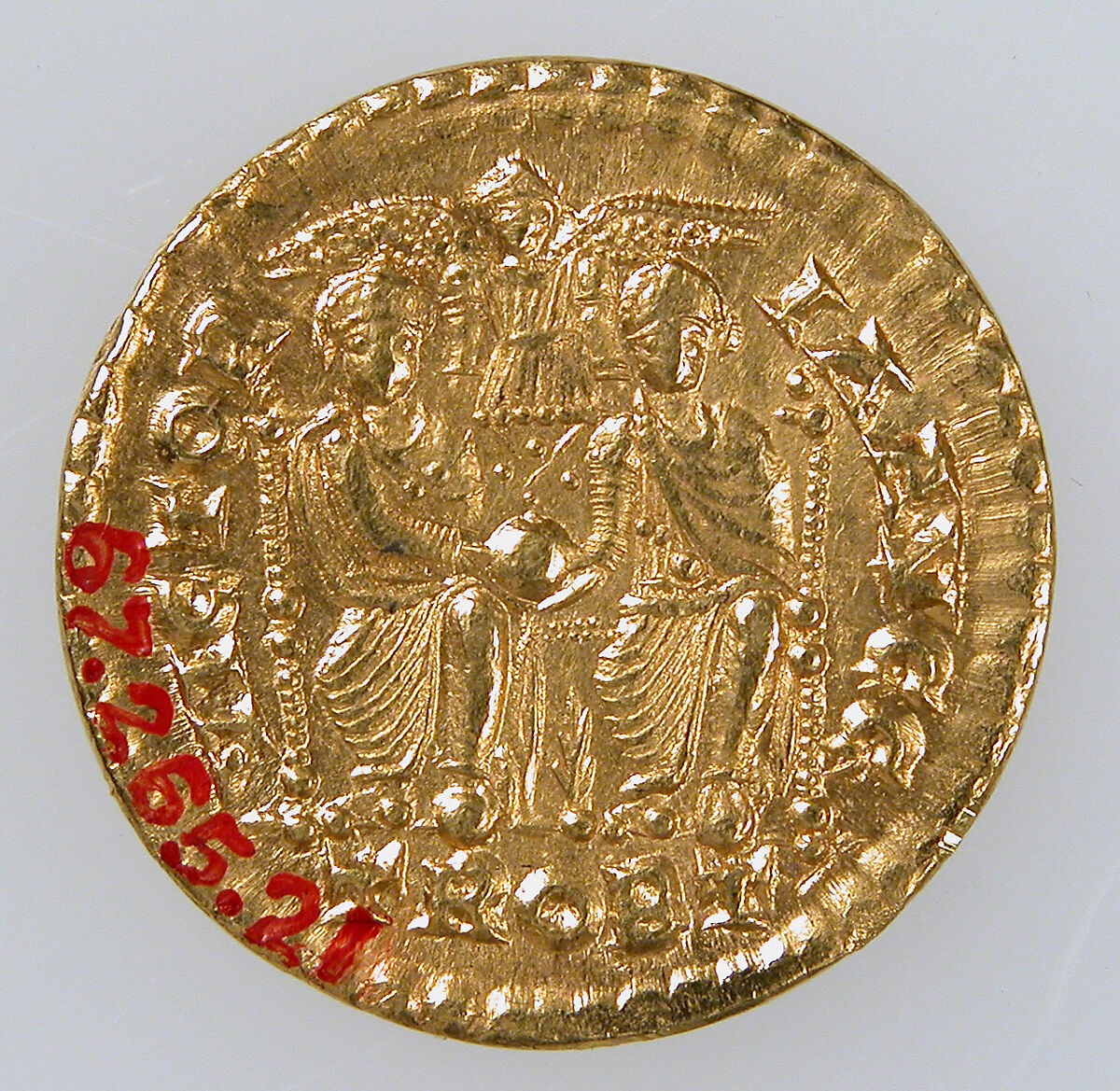 Gold Solidus of Emperor Valentinian I (r. 364–75), Gold, Byzantine