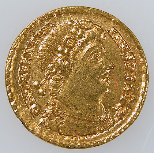 Gold Solidus of Emperor Valentinian I (r. 364–75)