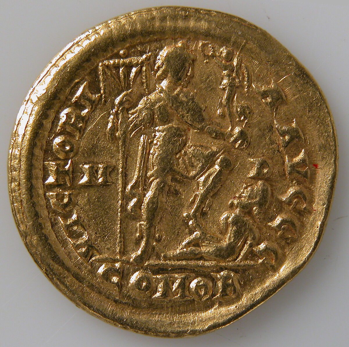 Solidus of Honorius (r. 395–423), Gold, Byzantine