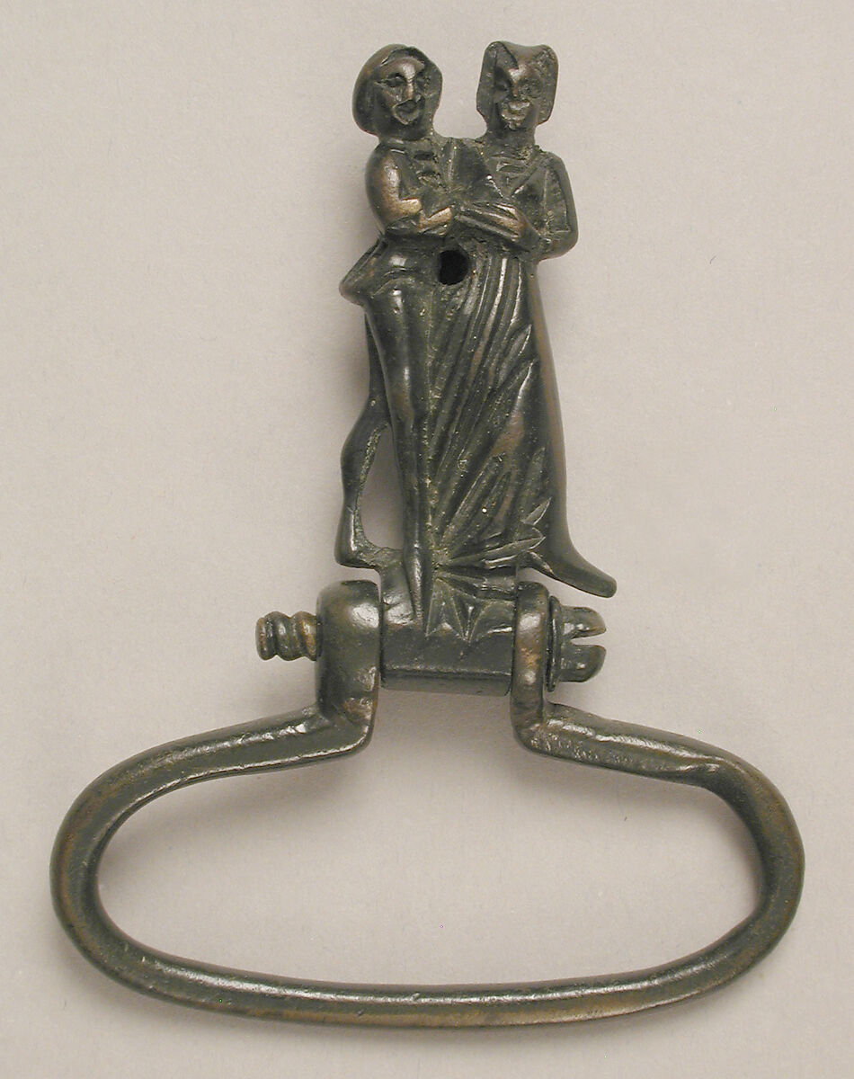 Key Ring with Lovers, Copper alloy, German