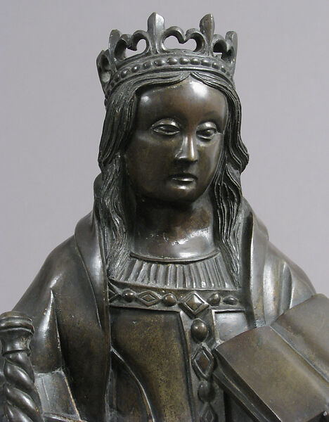Saint Catherine, Copper alloy, French