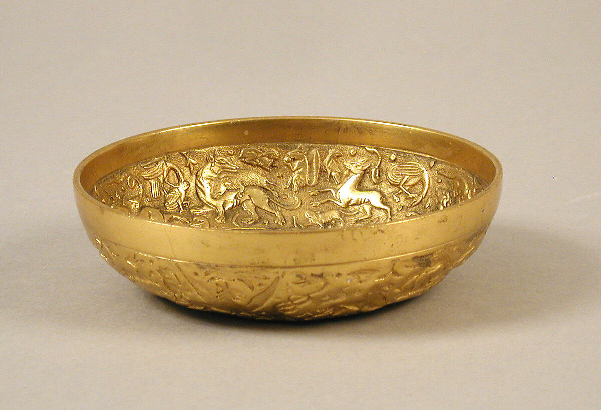 Bowl or Cup, Gold plate, Byzantine 