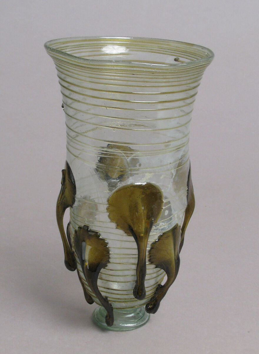 Glass "Claw" Beaker, Glass, Frankish