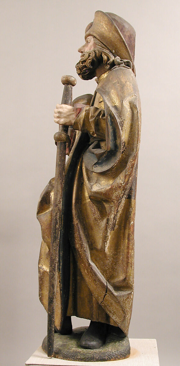Saint James the Greater, Pine with paint and gilding, South German