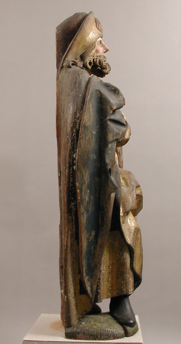 Saint James the Greater, Pine with paint and gilding, South German