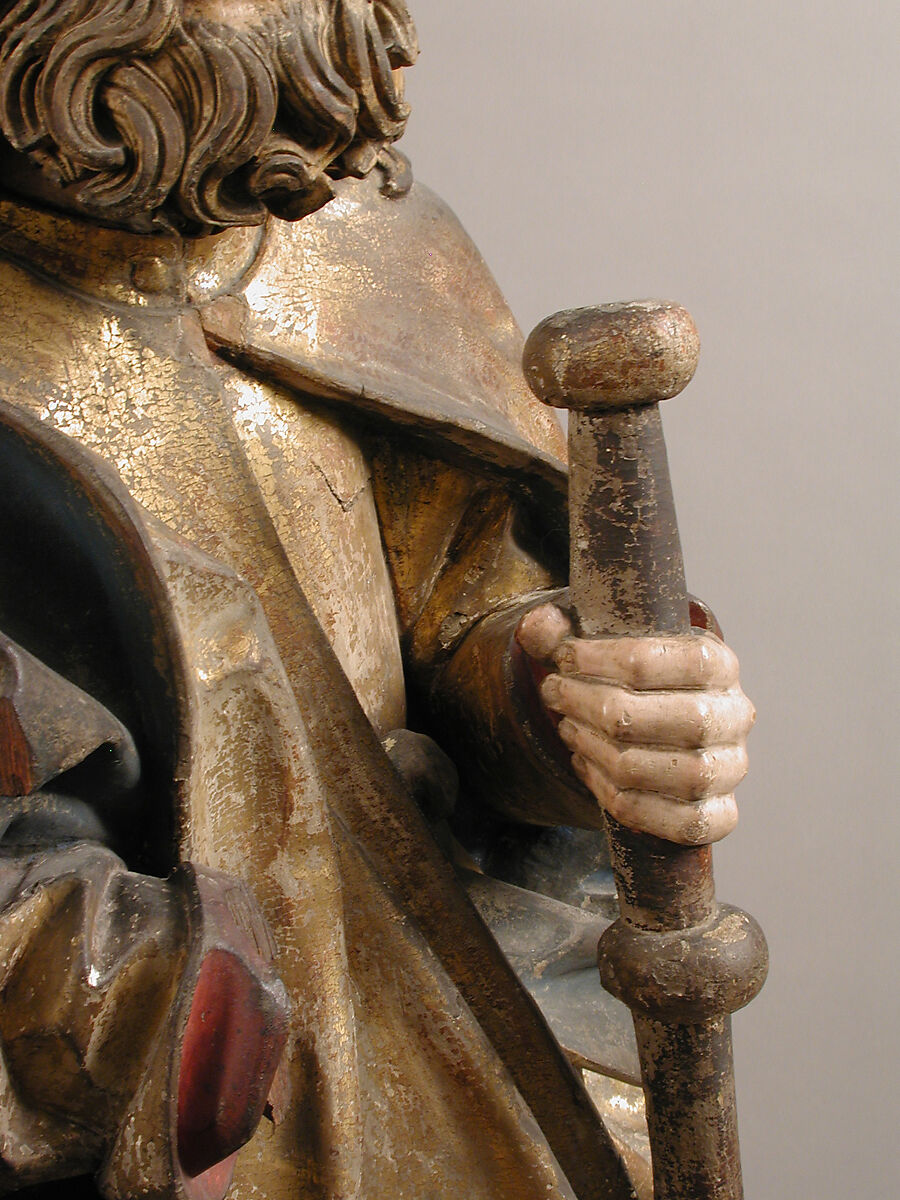 Saint James the Greater, Pine with paint and gilding, South German