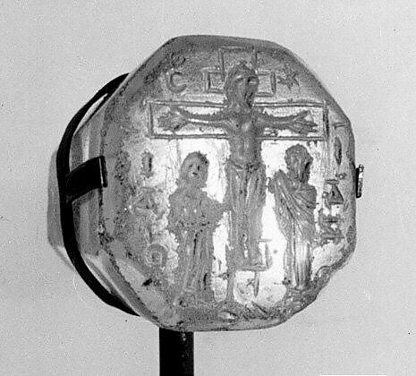 Intaglio Seal with the Crucifixion, Rock crystal, Byzantine