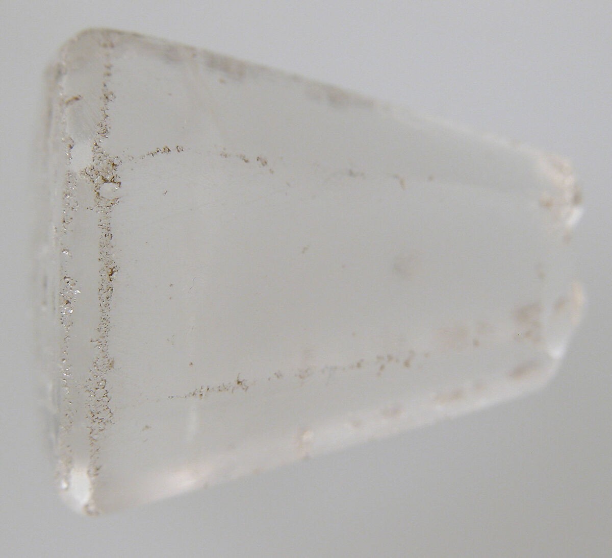 Intaglio Seal with the Crucifixion, Rock crystal, Byzantine