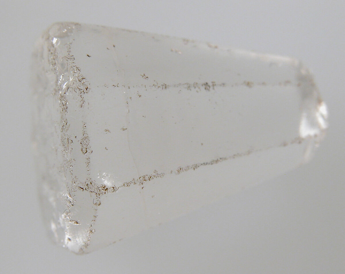 Intaglio Seal with the Crucifixion, Rock crystal, Byzantine