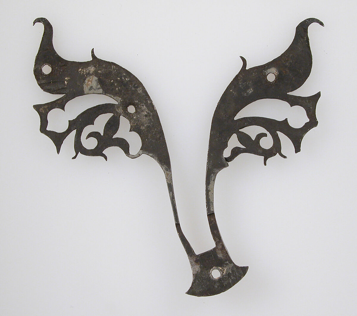 Lock-Ornament, Iron, German